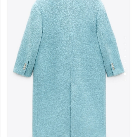 Zara Wool Coat -Limited edition Sky Blue 8357-477 . Bloggers Favorit - Picture 12 of 16